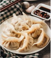 New Chinese Homemade Dumpling (8) with chili soya sauce dip